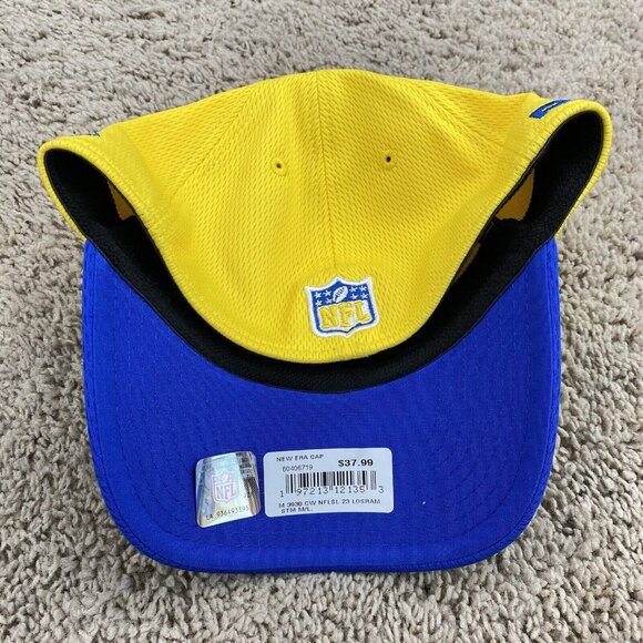 Los Angeles Rams New Era 39Thirty Hat 2023 Sidelines Alternate Blue Stretch M/L - Picture 7 of 8